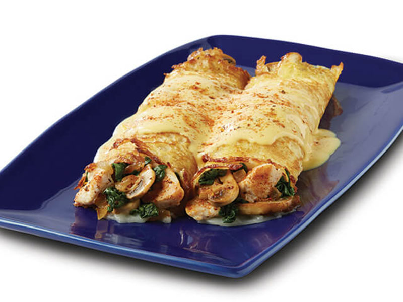 Chicken Florentine Crepes | IHOP México